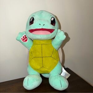 Build A Bear Pokémon Squirtle Plush Animal~ 2017~Green Turtle 17”